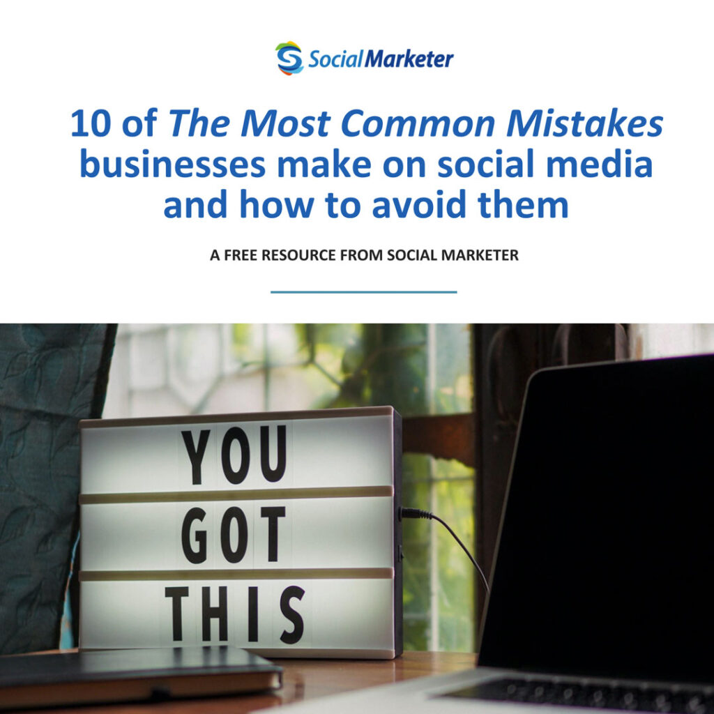 top social media marketing mistakes