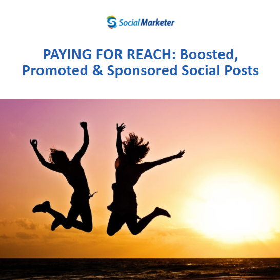 Boosted, promoted and sponsored social posts