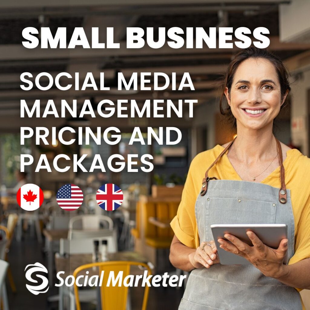 small business social media management company prices and packages