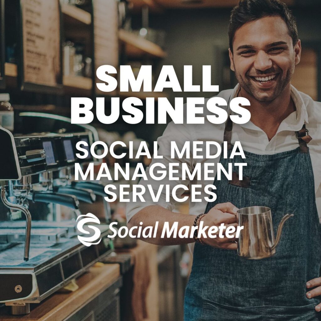 small business social media management services bc canada - social marketer